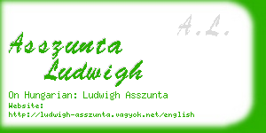 asszunta ludwigh business card